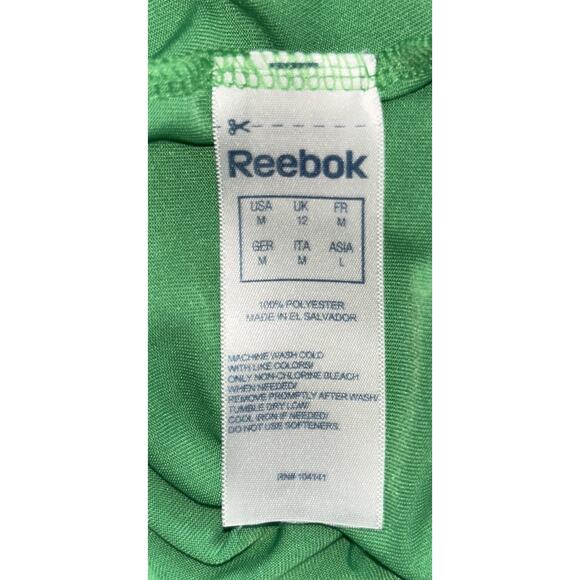 Reebok Green Athletic Short Sleeve T-Shirt Men's Medium (40) - Picture 4 of 5